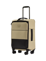 John Lewis Antler Soft Stripe 2.0 4-Wheel Suitcase Sand 55cm- Buy online at McGrocer