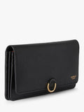 Osprey London Harper leather matinee purse in black (British brand)