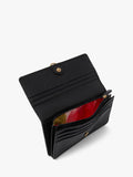 Osprey London Harper leather matinee purse in black (British brand)
