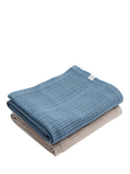 MORI baby cotton bamboo cellular blanket pack of 2 (British brand)