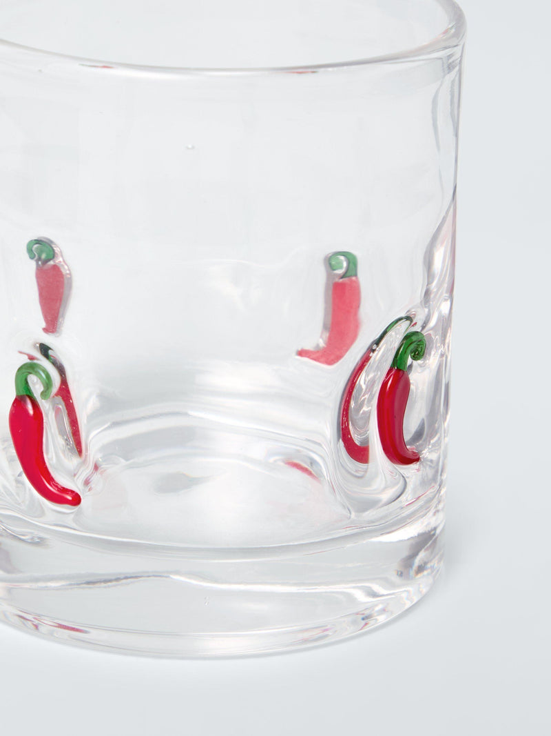 John Lewis Chilli glass tumbler 360ml clear (British brand)