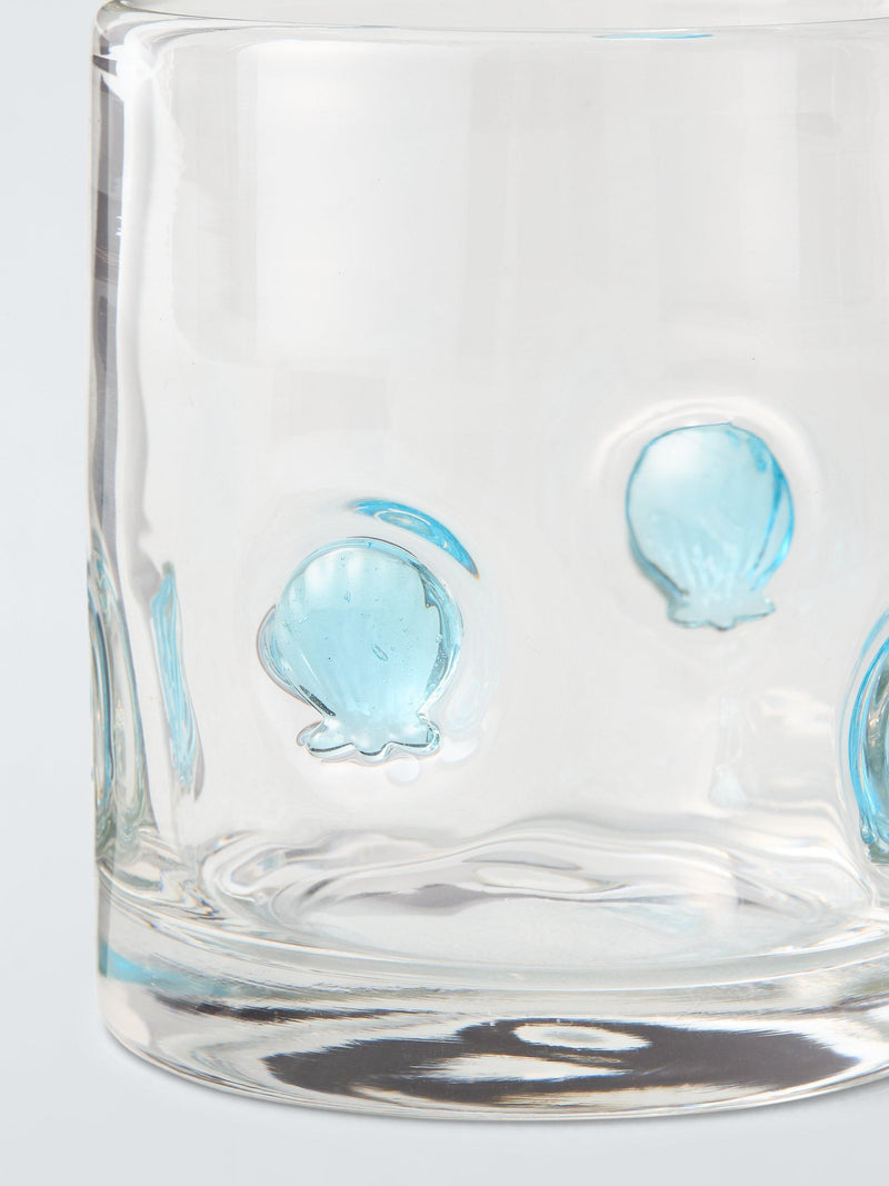 John Lewis scallop shell glass tumbler 375ml, imported from the UK