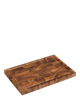 John Lewis Tala Rectangular Acacia Wood Chopping Board with Juice Grooves, 42cm- Buy online at McGrocer