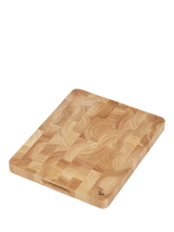 John Lewis Tala Rectangular Rubber Wood End Grain Chopping Board, 37cm- Buy online at McGrocer
