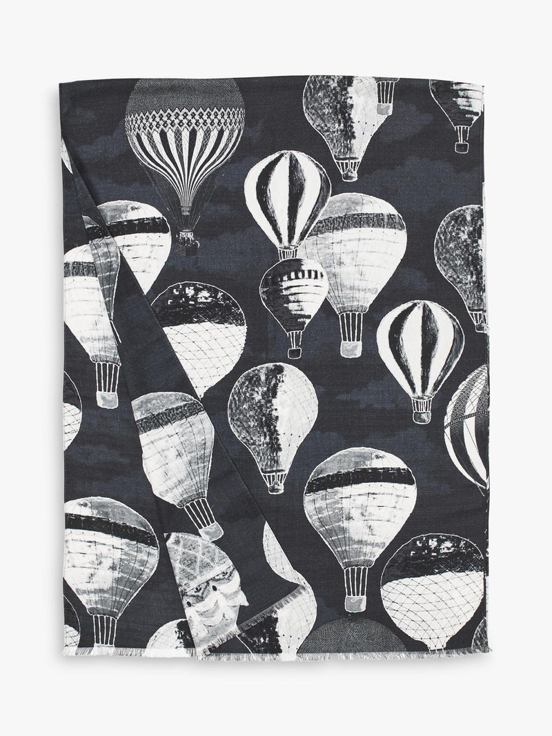 Aspinal of London printed wool scarf, imported from the UK