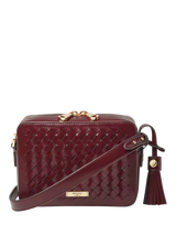 John Lewis Aspinal of London Woven Leather Crossbody Camera Bag- Buy online at McGrocer