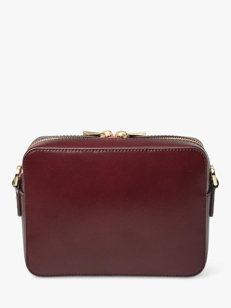 Aspinal of London woven leather crossbody camera bag, UK version