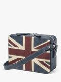 Aspinal of London leather crossbody camera bag with Union Jack design - British product