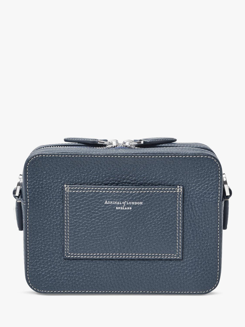 Aspinal of London leather crossbody camera bag with Union Jack design - British product