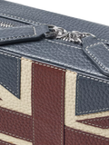 Aspinal of London leather crossbody camera bag with Union Jack design - British product