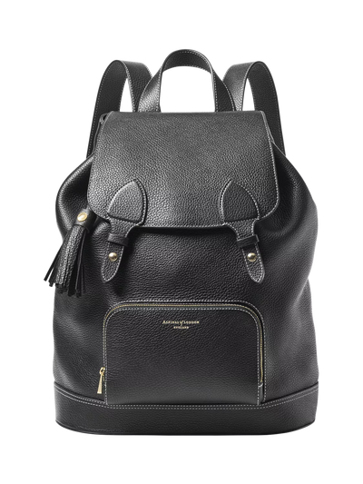 John Lewis Aspinal of London Hudson Leather Medium Backpack- Buy online at McGrocer