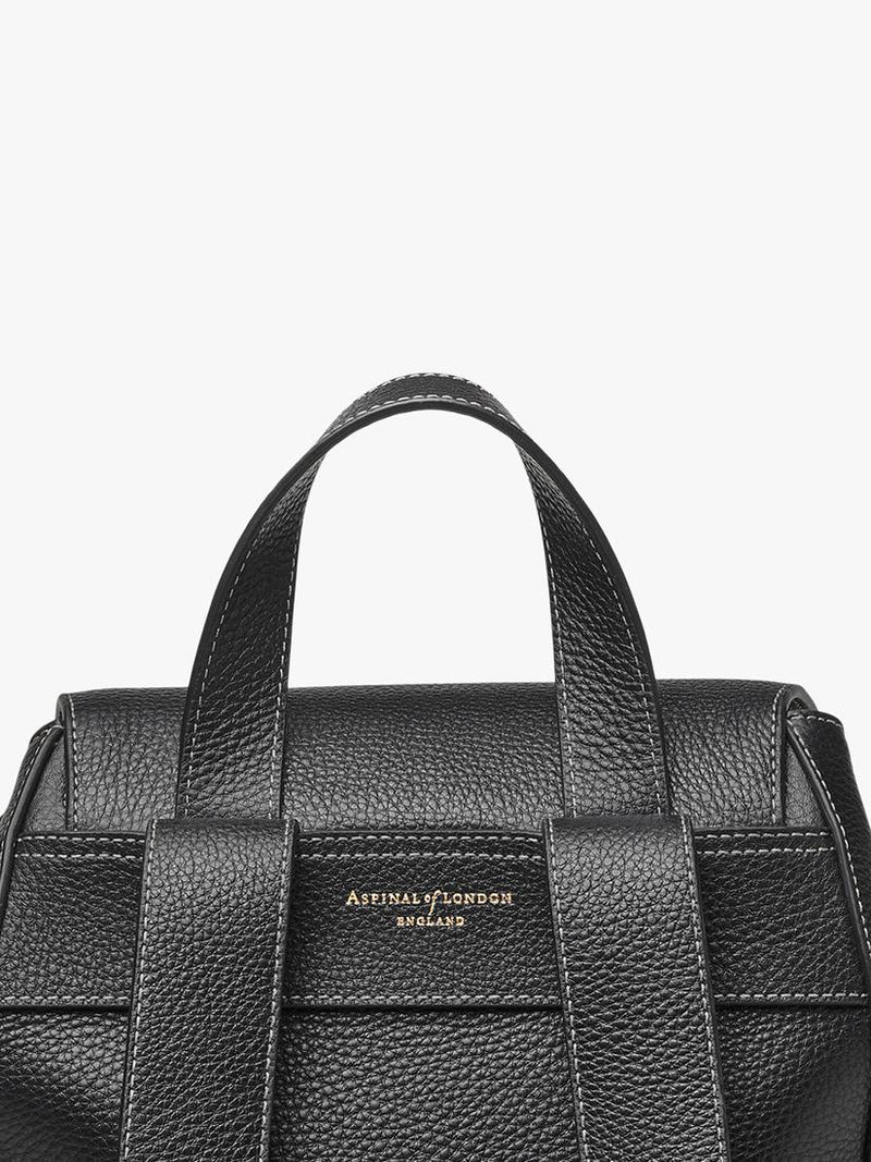 Aspinal of London Hudson leather backpack medium size (British brand)