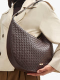 Aspinal of London Hudson handbag in chocolate leather (British brand)