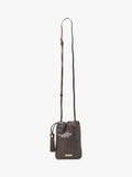 Aspinal of London crossbody pouch bag chocolate, UK version
