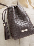 Aspinal of London crossbody pouch bag chocolate, UK version