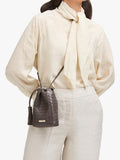 Aspinal of London crossbody pouch bag chocolate, UK version