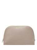Aspinal of London leather toiletry bag in taupe, UK version