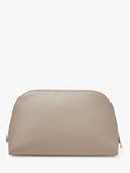 Aspinal of London leather toiletry bag in taupe, UK version