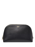 Aspinal of London black leather toiletry bag, imported from the UK