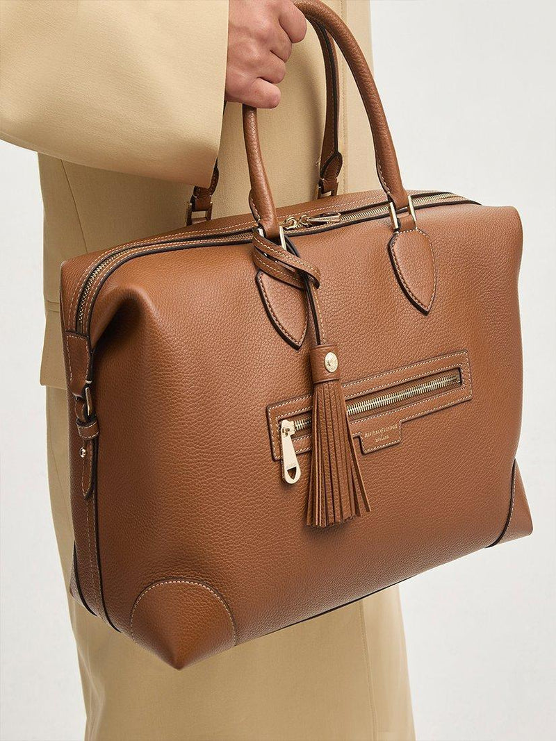 Aspinal of London Hudson pebble leather bag (British brand)