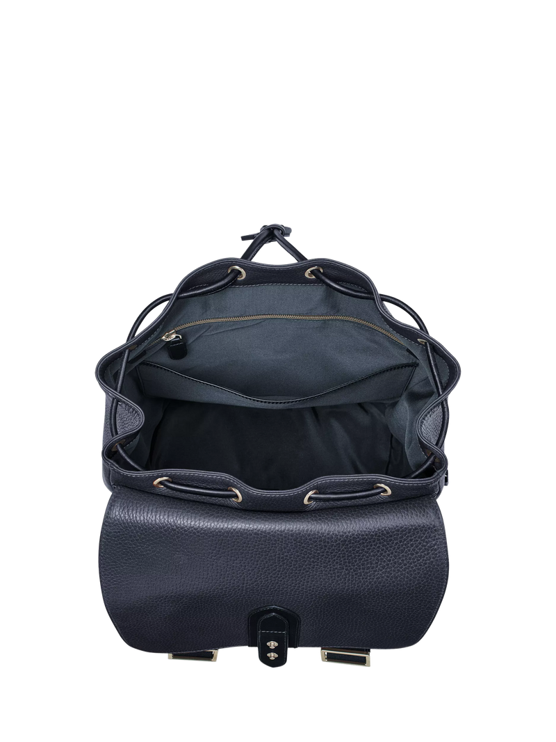 Aspinal of London Reporter Leather Backpack Navy, UK version