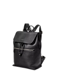 Aspinal of London Reporter leather backpack black, imported from the UK