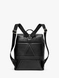 Aspinal of London Reporter leather backpack black, imported from the UK