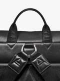 Aspinal of London Reporter leather backpack black, imported from the UK