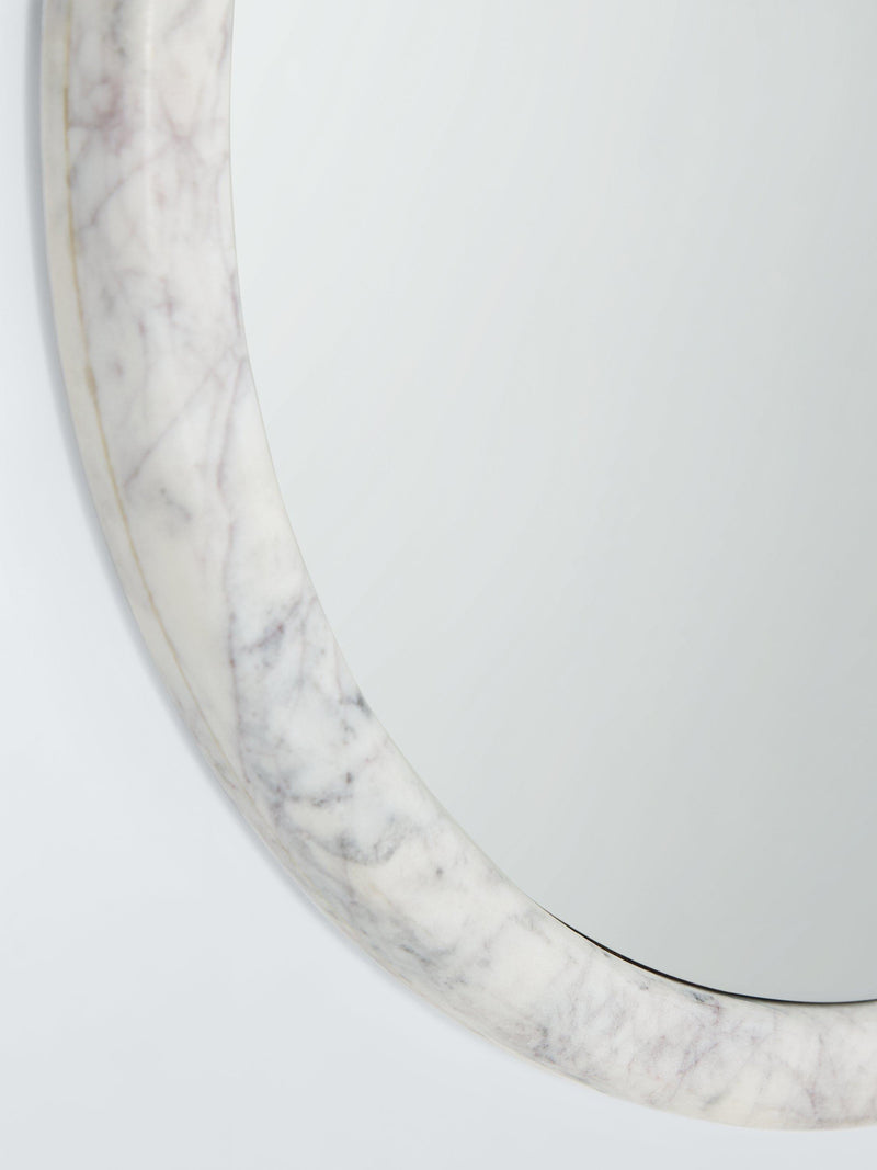 John Lewis marble round wall mirror 50cm, imported from the UK