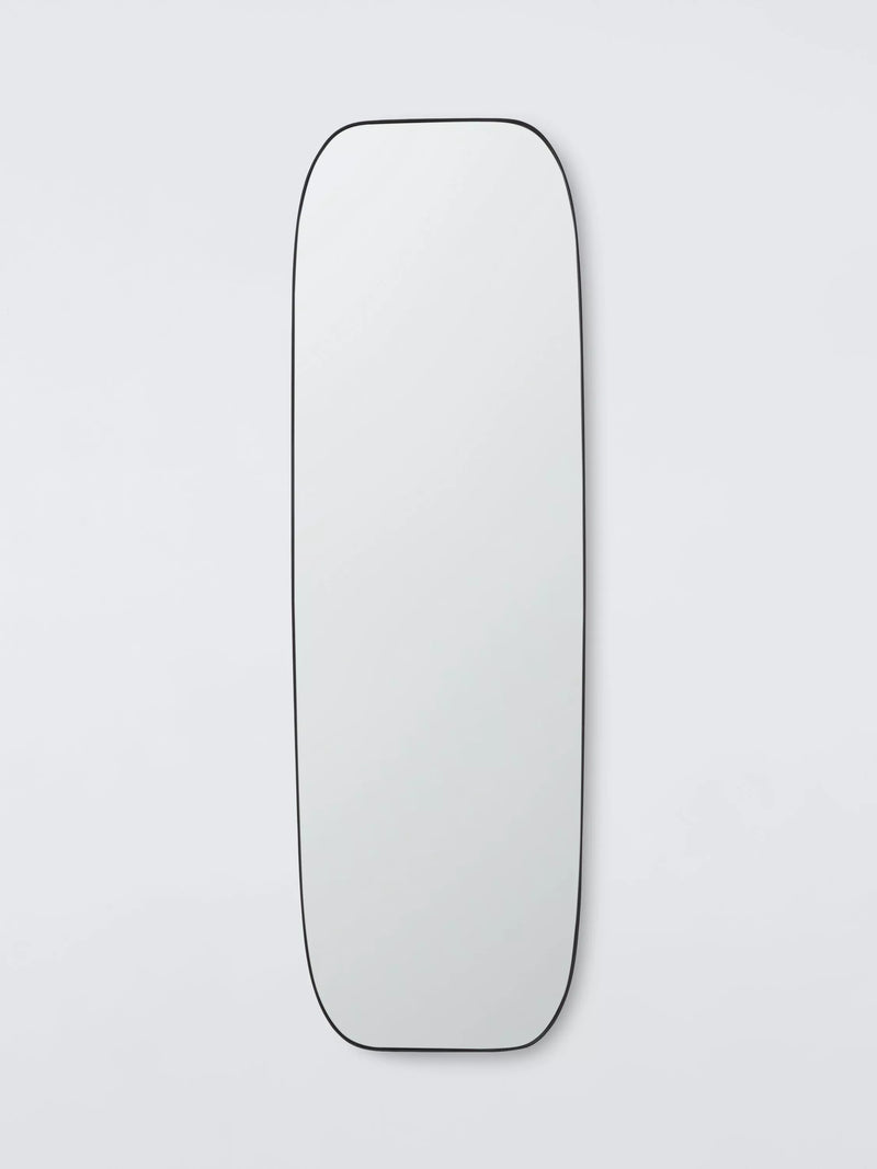 John Lewis full-length black mirror 160x50cm curved corners - British product