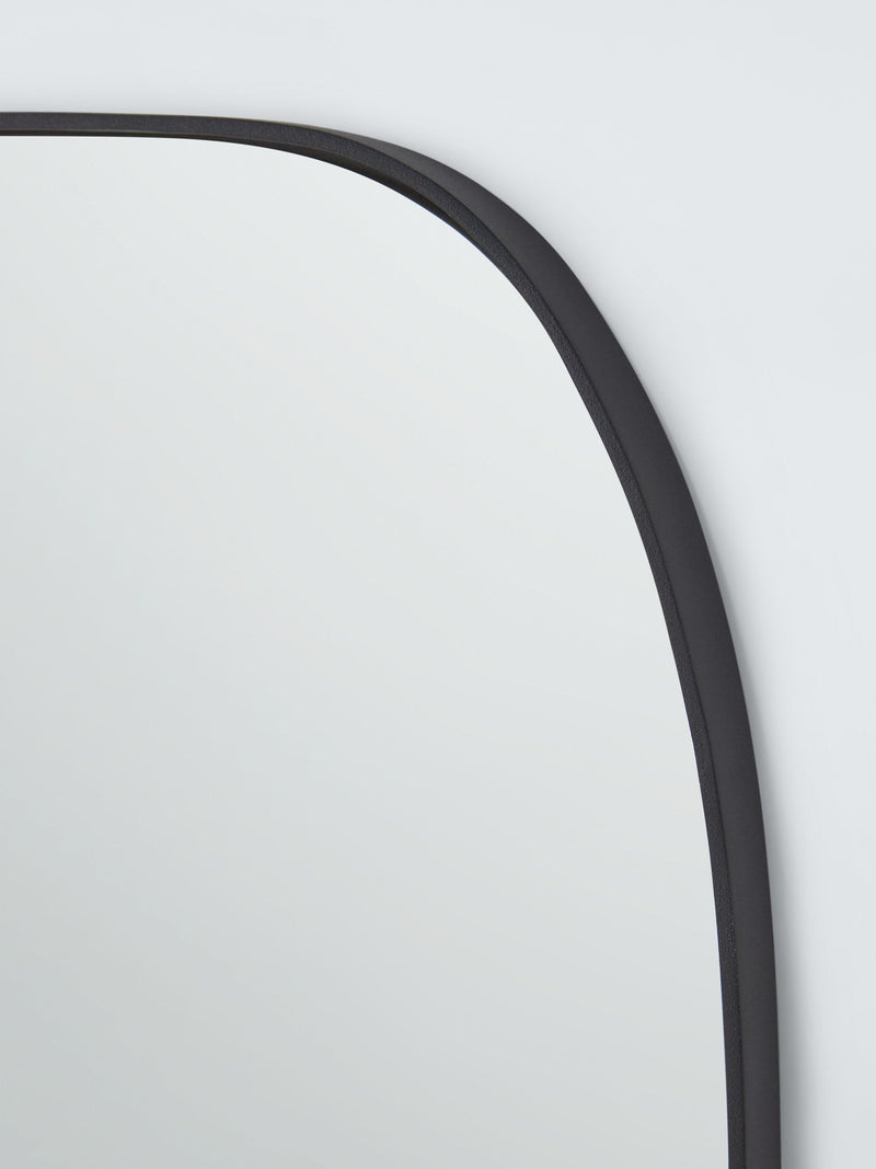 John Lewis full-length black mirror 160x50cm curved corners - British product