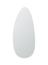 John Lewis John Lewis Scandi Large Teardrop Metal Frame Wall Mirror, 120 x 55cm, Black- Buy online at McGrocer