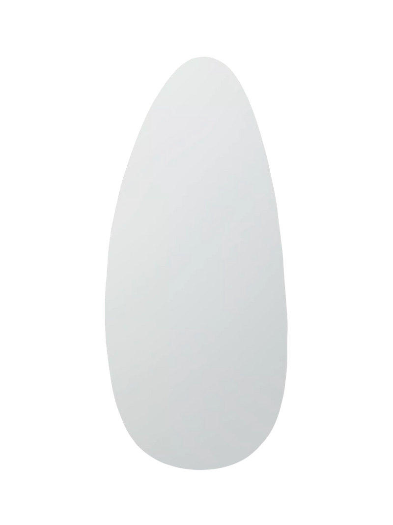 John Lewis teardrop wall mirror black 120x55cm, imported from the UK