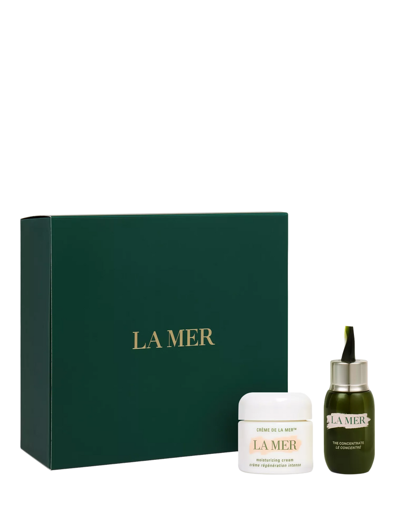 La Mer Moisture and Strength Duet gift set, imported from the UK