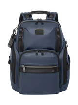 John Lewis TUMI Search Backpack Navy Coated Canvas- Buy online at McGrocer