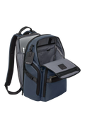 TUMI Search Backpack navy coated canvas (British brand)