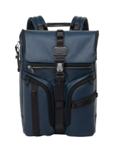 John Lewis TUMI Surveillance Backpack Navy Coated Canvas 64.42L- Buy online at McGrocer