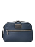 TUMI Response travel kit navy coated canvas (British brand)