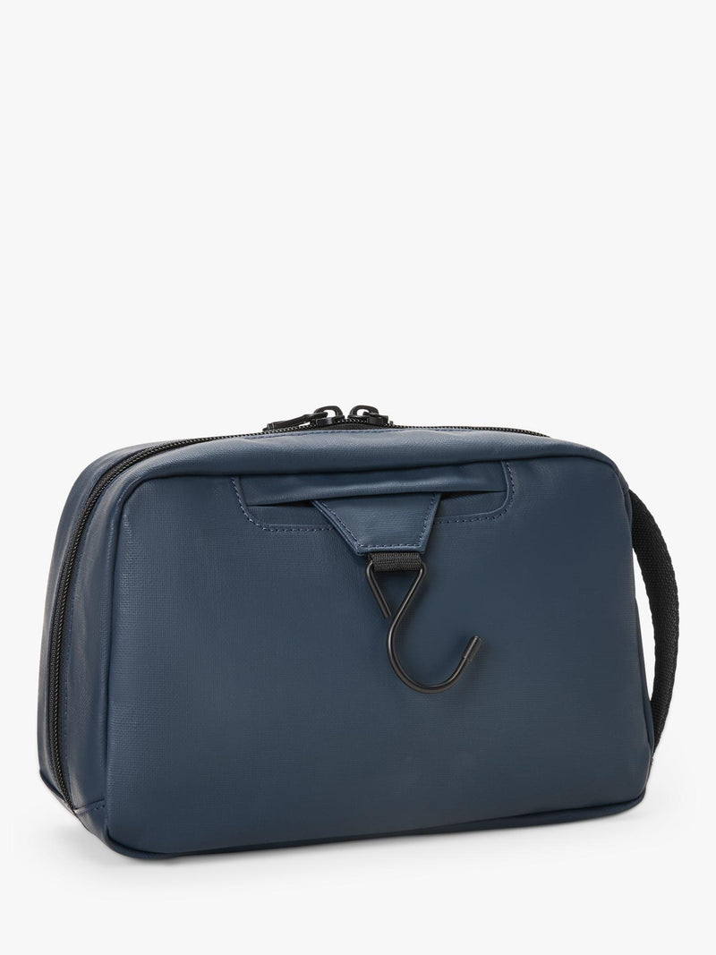 TUMI Response travel kit navy coated canvas (British brand)