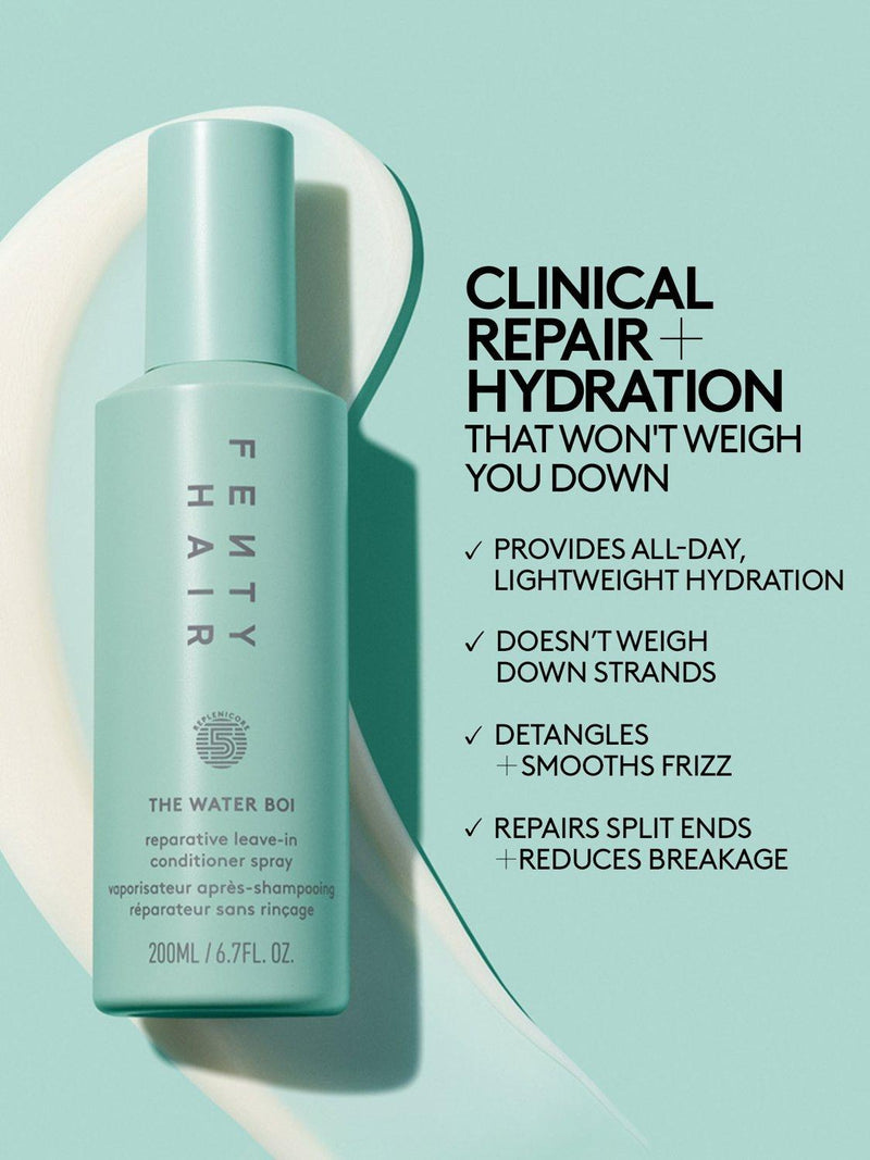 Fenty Hair Water Boi leave-in conditioner spray 50ml, UK version
