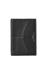 John Lewis Aspinal of London Hudson Leather Passport Cover Black- Buy online at McGrocer