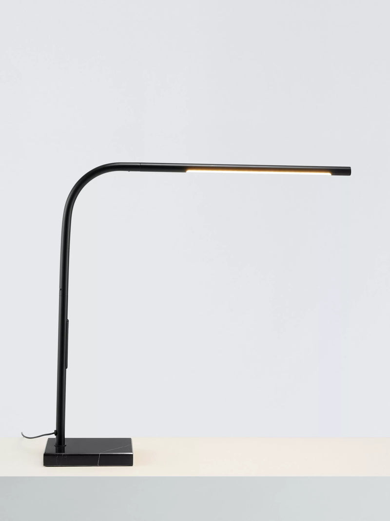 John Lewis Cullen desk lamp black marble base - British product