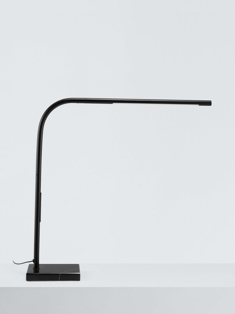 John Lewis Cullen desk lamp black marble base - British product
