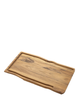 John Lewis Tramontina Juice Grooves Curved Chopping Board, FSC-Certified Teak Wood- Buy online at McGrocer