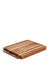 John Lewis Tramontina Deep Juice Grooves Meat Slicing Board and Serving Tray, Teak Wood, FSC-Certified- Buy online at McGrocer