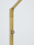 John Lewis LED floor lamp antique brass 127cm, imported from the UK