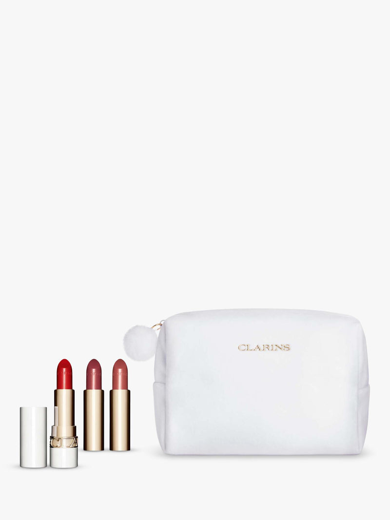 Clarins Joli Rouge refillable lipstick gift set - British product