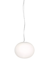 John Lewis Flos Glo-Ball Opaline Glass Pendant Ceiling Light, White- Buy online at McGrocer