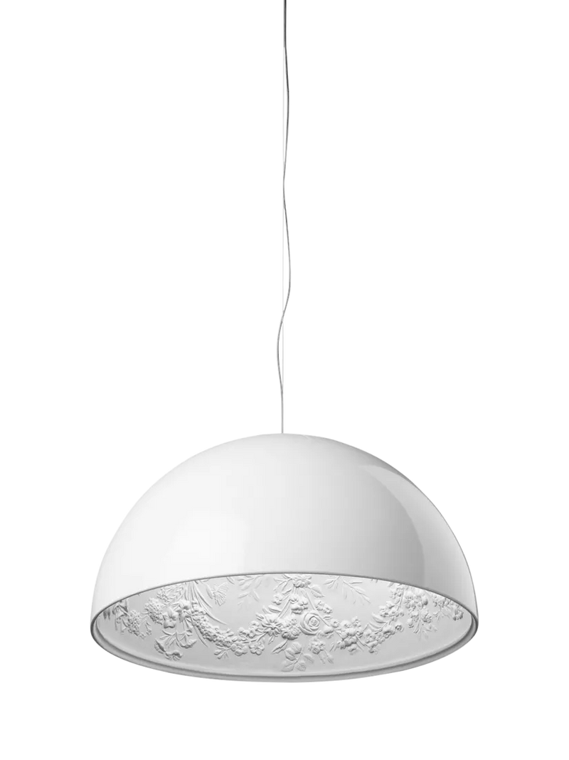 Flos Skygarden pendant ceiling light glossy white, UK version