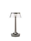 Flos Bon Jour Unplugged black chrome table lamp (British brand)